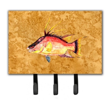 Jensendistributionservices Hog Snapper On Gold Leash & Key Holder MI1715794